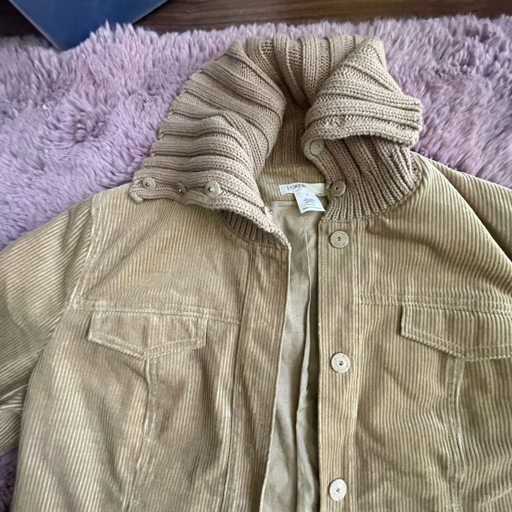 J. Crew Tan Corduroy Jacket